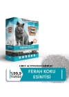 ÇOK SATAN Clean Step Fresh Duty Aktif Karbonlu Bahar Kokulu İnce Taneli Topaklanan Bentonit Kedi Kumu 10 Lt
