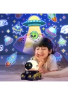 ÇOK SATAN Çocuklar Için Eğitici Ve Eğlenceli Robot Temali Projektör Gece Lambasi