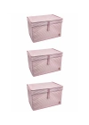 ÇOK SATAN Çok Amaçlı Düzenleyici Kutu Organizer Cırt Cırtlı Hurç Mega Plus Boy 40cm X 30cm X 70cm (5 Adet)