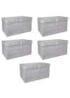 ÇOK SATAN Çok Amaçlı Düzenleyici Kutu Organizer Cırt Cırtlı Hurç Mega Plus Boy 40cm X 30cm X 70cm (5 Adet)