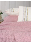 ÇOK SATAN Cotton Box Aura Çift Kişilik Pike Takımı Pebble Pembe