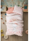 ÇOK SATAN Cotton Box Bebek Nevresim Takımı Rapeti Somon