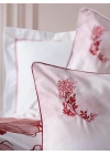 ÇOK SATAN Cotton Box Çift Kişilik Elit Saten Nevresim Takımı Gules Kırmızı
