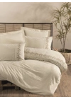ÇOK SATAN Cotton Box Cotton Keten Çift Kişilik Nevresim Takımı Darian