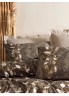 ÇOK SATAN Cotton Box Dual Çift Kişilik Nevresim Takımı Foresta Bej
