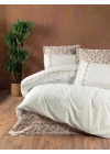 ÇOK SATAN Cotton Box Majestic Seri Çift Kişilik Nevresim Takımı Polite Tarçın