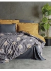 ÇOK SATAN Cotton Box Modern Çift Kişilik Nevresim Takımı Strew Gri