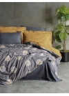 ÇOK SATAN Cotton Box Modern Çift Kişilik Nevresim Takımı Strew Gri