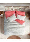 ÇOK SATAN Cotton Box Petite Çift Kişilik Nevresim Takımı Messy Mercan