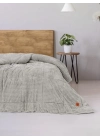 ÇOK SATAN Cotton Box Wave Gri Çift Kişilik Yorgan