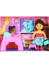 ÇOK SATAN Cute Doll Mini Bebek Aksesuarlı ve Makyaj Masalı Oyun Seti