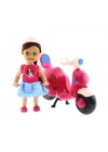 ÇOK SATAN Cute Doll Mini Bebek ve Mor Vespa