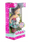 ÇOK SATAN Cute Girl Kedi Figürlü Kumral Mini Bebek