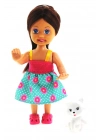 ÇOK SATAN Cute Girl Kedi Figürlü Kumral Mini Bebek