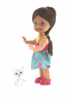 ÇOK SATAN Cute Girl Kedi Figürlü Kumral Mini Bebek