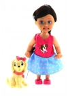 ÇOK SATAN Cute Girl Sarı Köpekli ve Kumral Mini Bebek