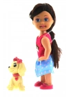 ÇOK SATAN Cute Girl Sarı Köpekli ve Kumral Mini Bebek