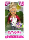 ÇOK SATAN Cute Girl Tavşan Figürlü Sarışın Mini Bebek