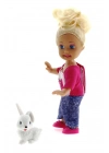 ÇOK SATAN Cute Girl Tavşan Figürlü Sarışın Mini Bebek