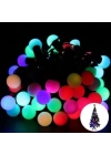 ÇOK SATAN Dekoratif Minik Top 40 Ledli Dekoratif Dolama Led Işık (RGB)