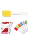 ÇOK SATAN Dekoratif Renkli Silikon Spatula Pratik Sevimli Spatula Kaşık