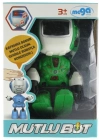ÇOK SATAN Dekoratif Sesli Işıklı Mini Sevimli Yeşil Robot