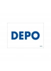 ® Depo Uyarı Levhası 17,5x25 KOD:1673