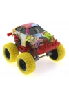 ÇOK SATAN Die Cast Çizgi Film Desenli Sarı Teker Araba