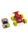 ÇOK SATAN Die Cast Çizgi Film Desenli Sarı Teker Araba
