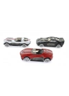 ÇOK SATAN Die Cast Metal 3lü Yarış Arabaları Siyah Araçlı