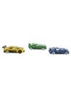 ÇOK SATAN Die Cast Metal 3lü Yarış Arabaları Yeşil Araçlı