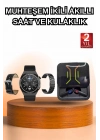 ÇOK SATAN Dijital Göstergeli Bluetooth Kulaklık ve Bildirim Görebilen Akıllı Saat Alarm ve Titreşim