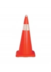 Esnek Kırılmaz Trafik Konisi Tek Reflektörlü 50 cm