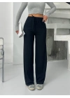 Fitilli şardonlu pantolon siyah a4058