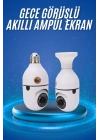 ÇOK SATAN Gece Görüşlü Akıllı Dönebilen Ev Kamerası Ampül Kamera