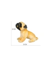 ÇOK SATAN Havlayan Pug Köpek Peluş Oyuncak 25 cm