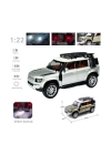 ÇOK SATAN HCL-510A Çek Bırak 1:22 Sesli Ve Işıklı Buharlı DF Metal Jeep