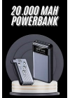 ÇOK SATAN Hızlı Şarj Özellikli 20.000 Mah Dijital Göstergeli USB Girişli Android ve İOS Uyumlu Powerbank