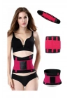 ÇOK SATAN Hot Belt Termal Sauna Kemer Unisex Terletme Korsesi (pembe-siyah)