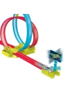 ÇOK SATAN HPC05 Hot Wheels Neon Yarışlar Çifte Çemberde Yarış Seti