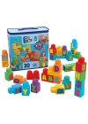 ÇOK SATAN HRR60 Mega Bloks Alfabeli Blok Çantası 30 parça +1 yaş