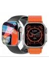 ÇOK SATAN Hw8 Ultra Çift Kordon 49mm - Siri Nfc Bluetooth Arama Konuşma - İos & Android Uyumlu Akıllı Saat