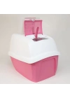 ÇOK SATAN İmac Maddy Junior Üstü Açılır Kapalı Kedi Tuvaleti Pembe 57x43x41 Cm