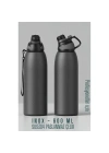 ÇOK SATAN Inox Çelik Termos - 600 ml  SUS304 Çelik Termos Profesyonel GRİ