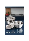 ÇOK SATAN Inox Rende Kase Süzgeç Seti - MultiFix 3 in 1