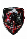 ÇOK SATAN Işıklı Led Maske Parti Eğlence Maskesi Hallowen Neon Maske