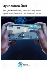 ÇOK SATAN K55 Tws Pro Oyuncu Kulaklığı 3D Stereo Ses Extra Bass Işıklı Mikrofonlu Bluetooth Kablosuz Kulaklık