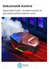 ÇOK SATAN K98 Pro Oyuncu HD Ses Mikrofonlu Işıklı Metal Kasa iOS Android Uyumlu Bluetooth Kablosuz Kulaklık