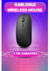 ÇOK SATAN Kablosuz Mouse Fare Şarjlı Bluetooth Wireless Çift Modlu Sessiz