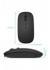 ÇOK SATAN Kablosuz Mouse Fare Şarjlı Bluetooth Wireless Çift Modlu Sessiz